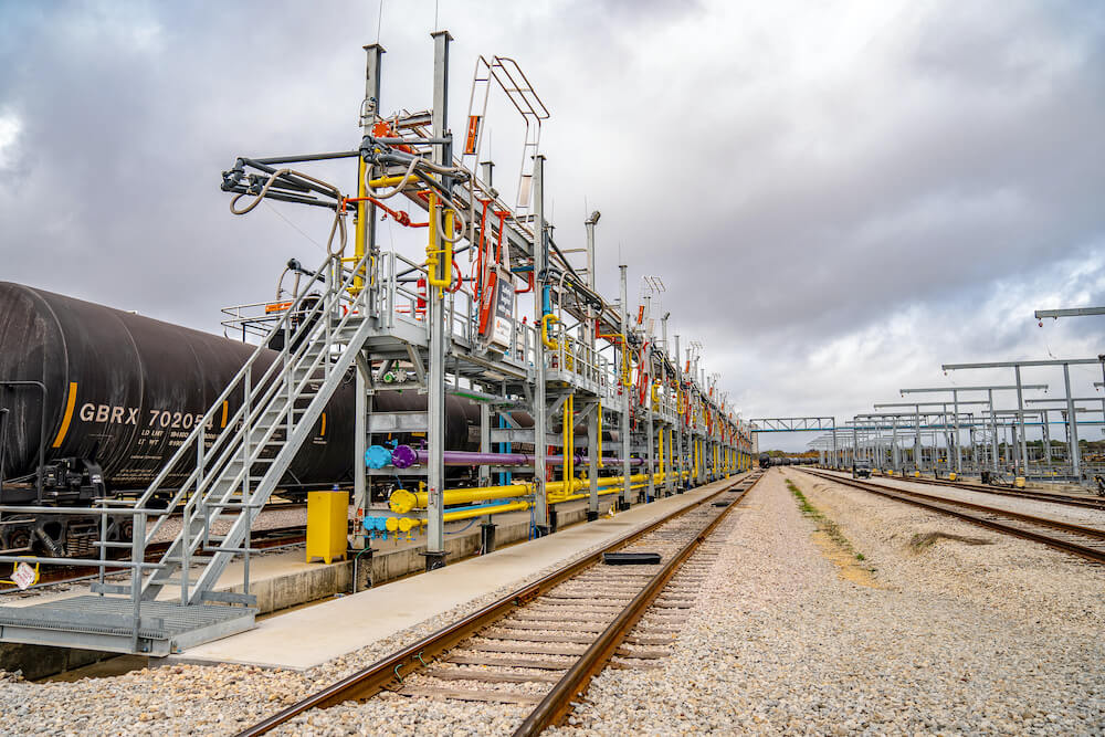 Jefferson Energy Railcar Platform